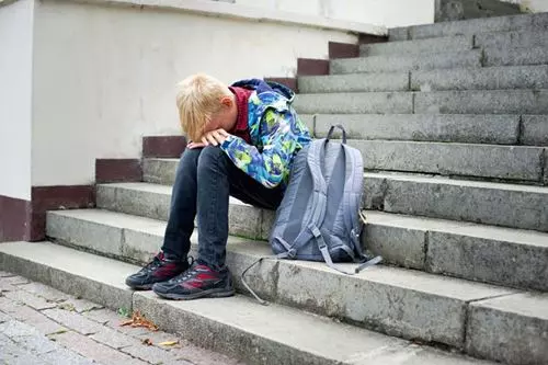 El niño que no quiere ir al colegio